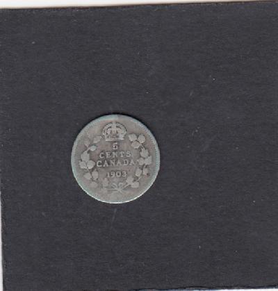 Beschrijving: 5 Cent GEORGIUS V 